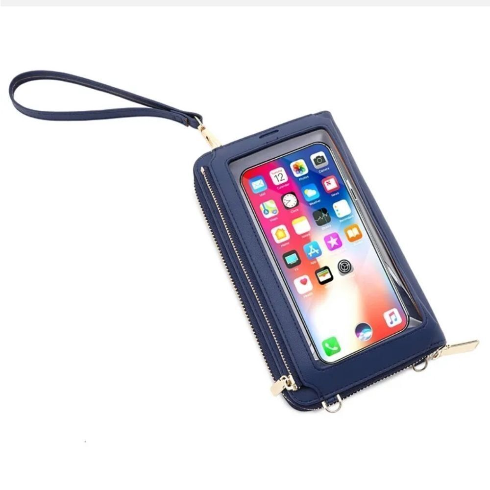 RFID Blocking Wallet for Women's Touch Screen Handbag Cell Phone Purse Crossbody